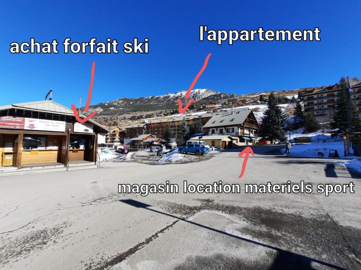 T2/3 6Pers & Pied Des Pistes & Piscine Chauffee Vars (Hautes-Alpes) Quarto foto