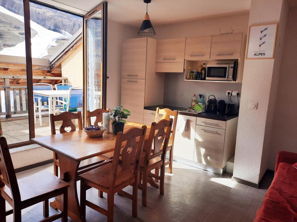 T2/3 6Pers & Pied Des Pistes & Piscine Chauffee Vars (Hautes-Alpes) Exterior foto